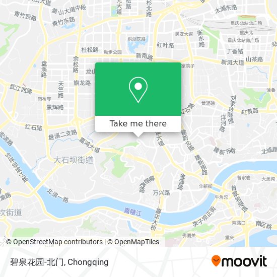 碧泉花园-北门 map