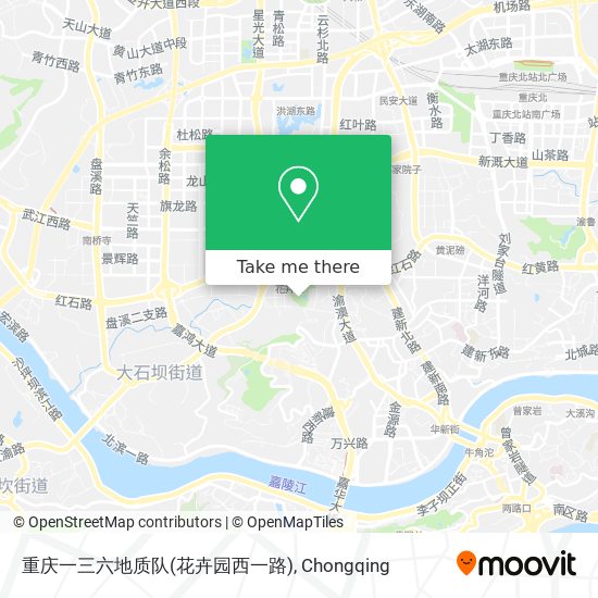 重庆一三六地质队(花卉园西一路) map
