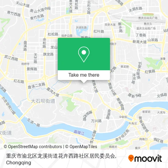 重庆市渝北区龙溪街道花卉西路社区居民委员会 map