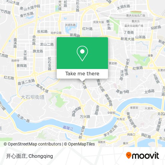 开心面庄 map