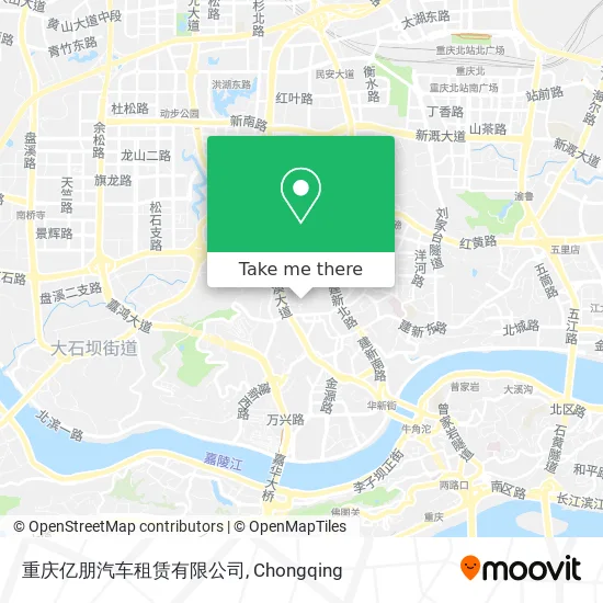 重庆亿朋汽车租赁有限公司 map