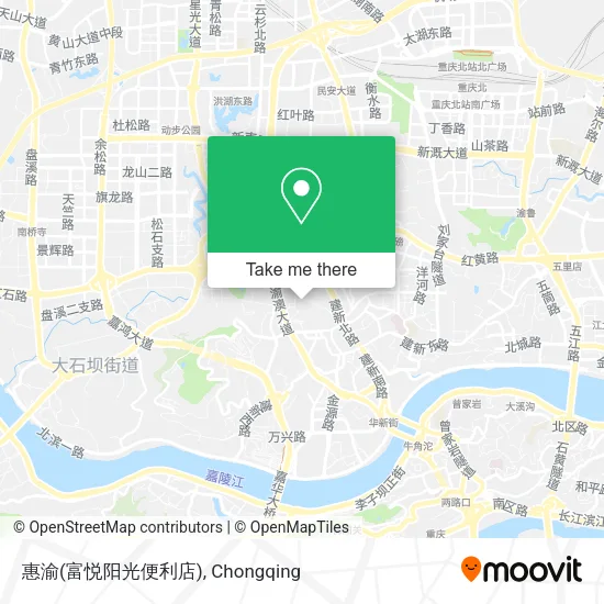 惠渝(富悦阳光便利店) map