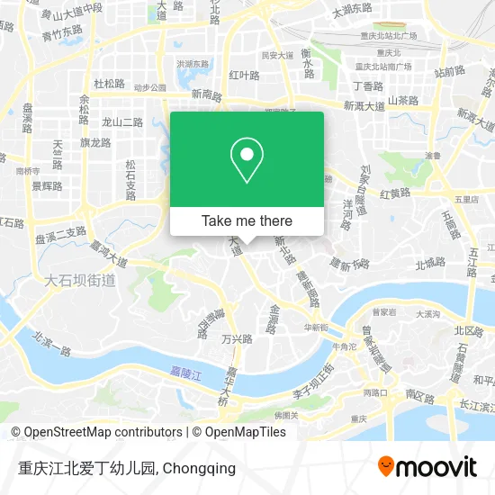 重庆江北爱丁幼儿园 map