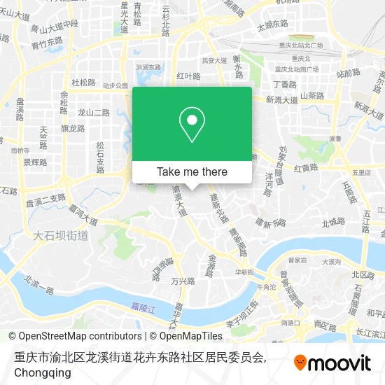 重庆市渝北区龙溪街道花卉东路社区居民委员会 map
