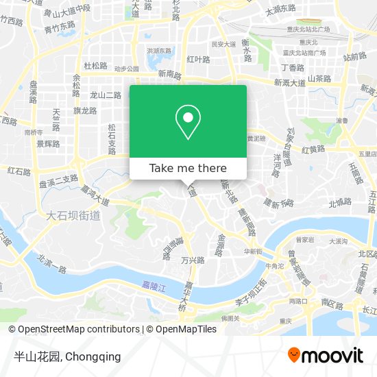 半山花园 map