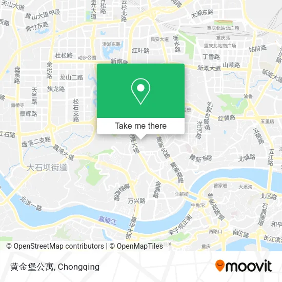 黄金堡公寓 map