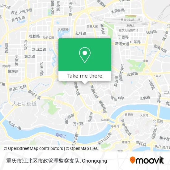 重庆市江北区市政管理监察支队 map