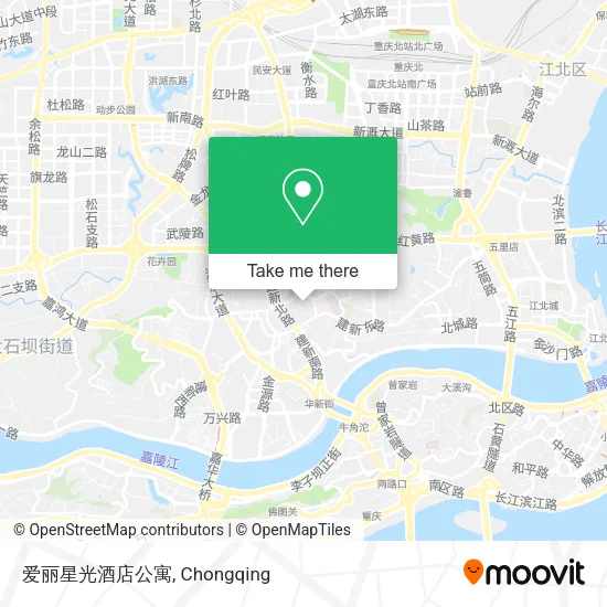 爱丽星光酒店公寓 map
