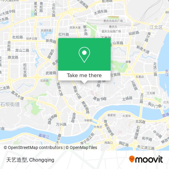 天艺造型 map