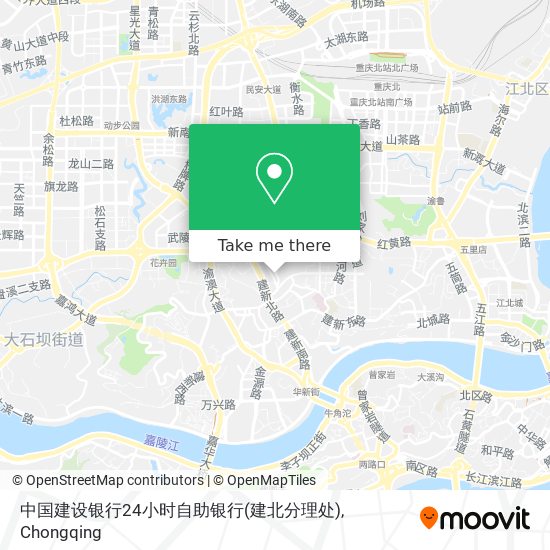中国建设银行24小时自助银行(建北分理处) map