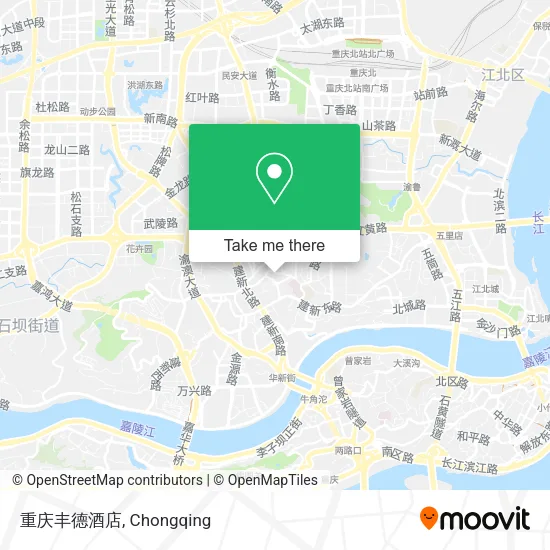 重庆丰德酒店 map