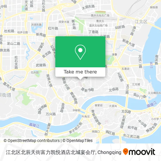 江北区北辰天街富力凯悦酒店北城宴会厅 map