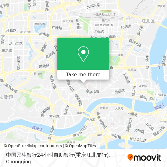 中国民生银行24小时自助银行(重庆江北支行) map