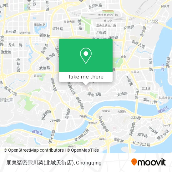 朋泉聚密宗川菜(北城天街店) map