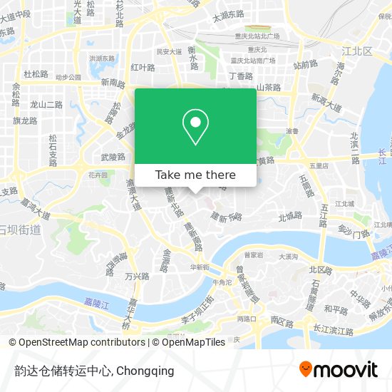 韵达仓储转运中心 map