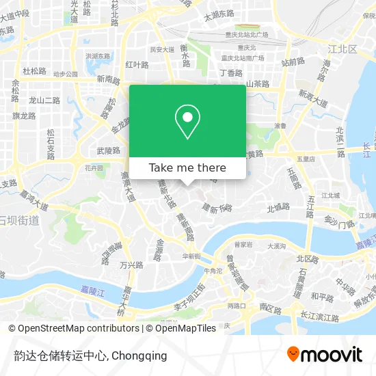 韵达仓储转运中心 map