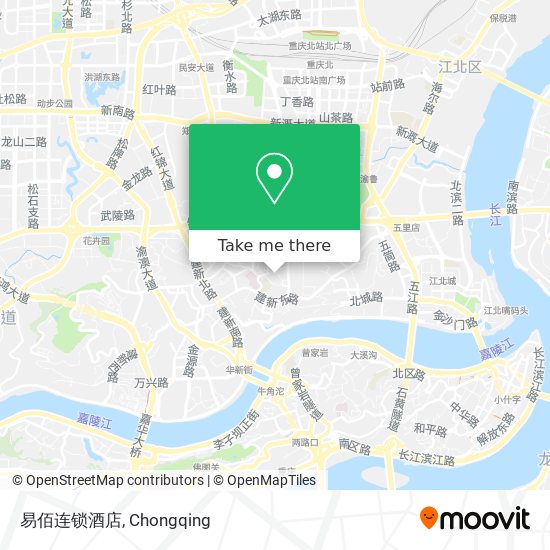 易佰连锁酒店 map