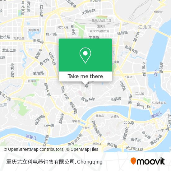 重庆尤立科电器销售有限公司 map