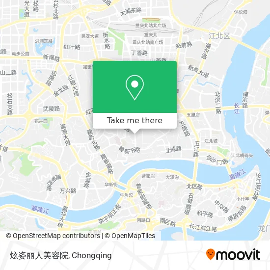 炫姿丽人美容院 map