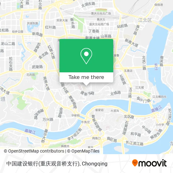 中国建设银行(重庆观音桥支行) map