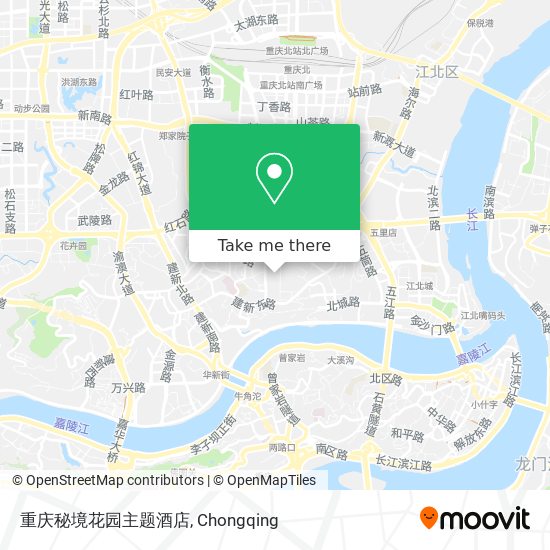 重庆秘境花园主题酒店 map