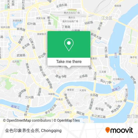 金色印象养生会所 map