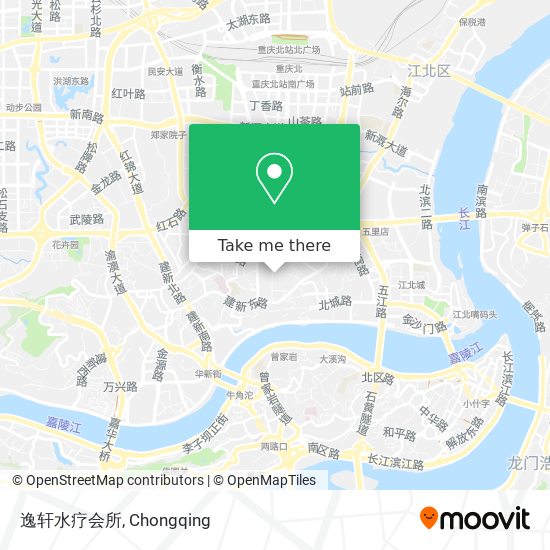 逸轩水疗会所 map