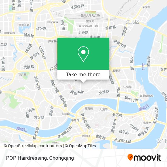 POP Hairdressing map