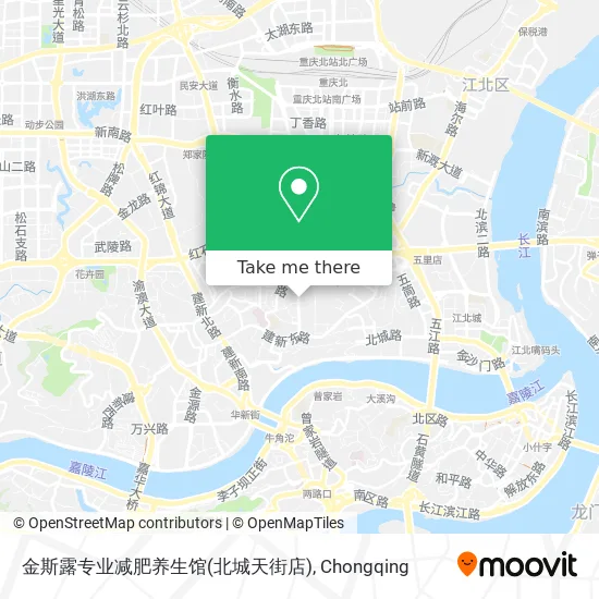 金斯露专业减肥养生馆(北城天街店) map