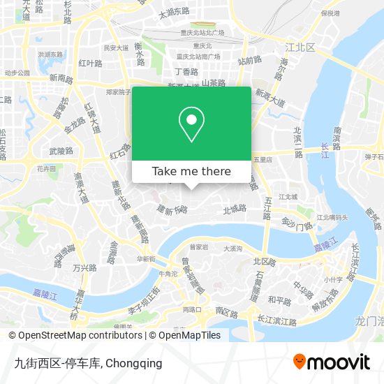 九街西区-停车库 map