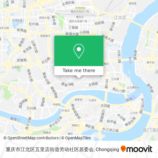 重庆市江北区五里店街道劳动社区居委会 map