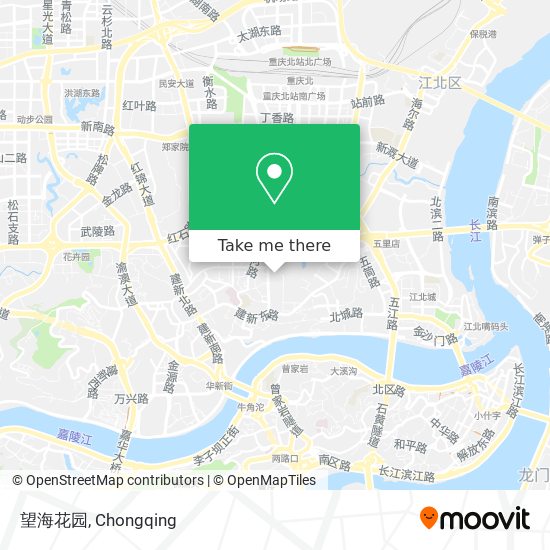 望海花园 map