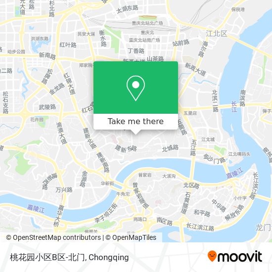 桃花园小区B区-北门 map