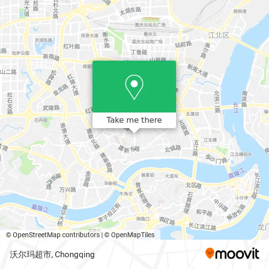 沃尔玛超市 map