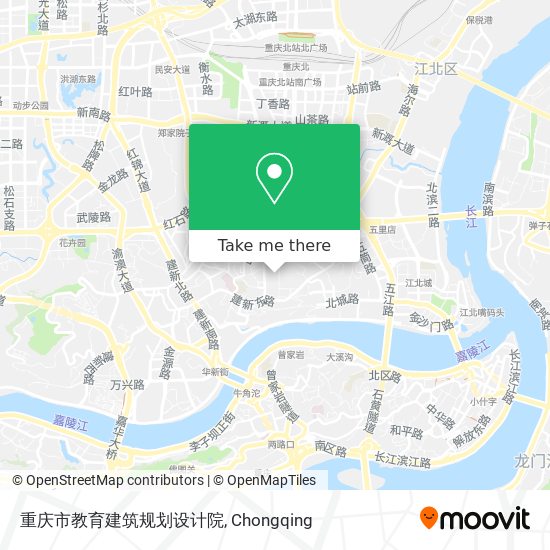 重庆市教育建筑规划设计院 map