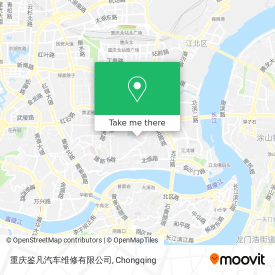 重庆鉴凡汽车维修有限公司 map