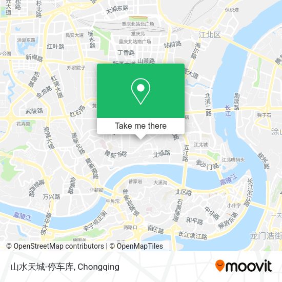 山水天城-停车库 map