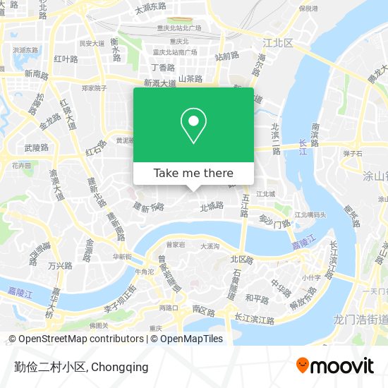 勤俭二村小区 map