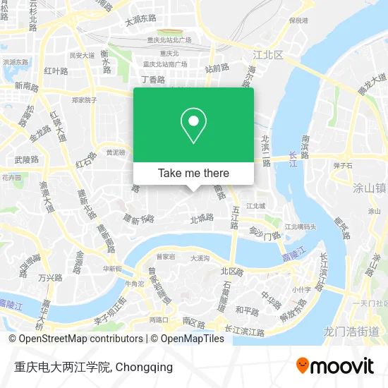 重庆电大两江学院 map
