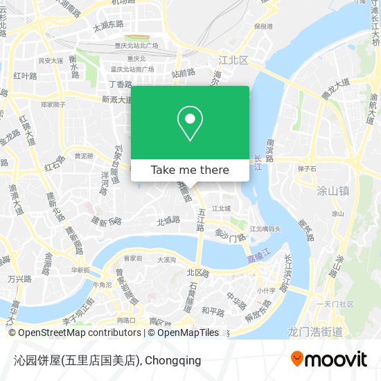 沁园饼屋(五里店国美店) map