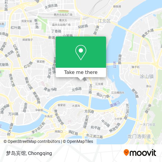梦岛宾馆 map
