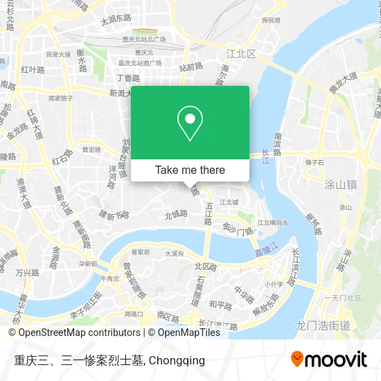 重庆三、三一惨案烈士墓 map