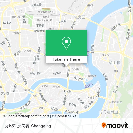 秀域科技美容 map