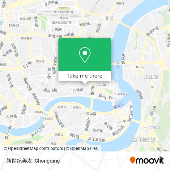 新世纪美发 map