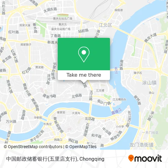 中国邮政储蓄银行(五里店支行) map