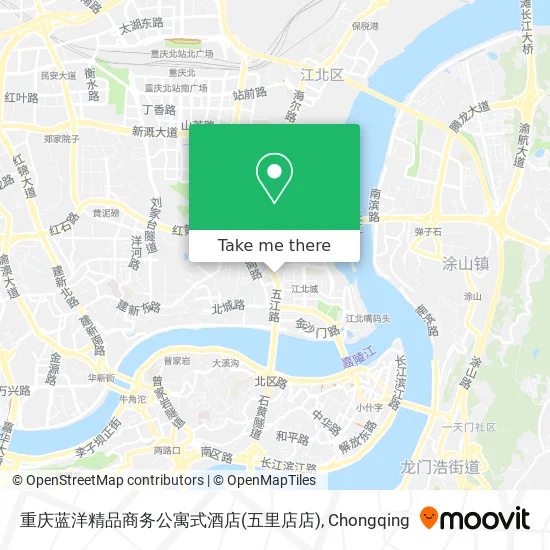 重庆蓝洋精品商务公寓式酒店(五里店店) map