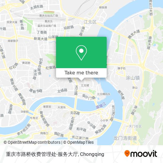重庆市路桥收费管理处-服务大厅 map