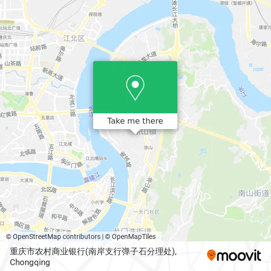 重庆市农村商业银行(南岸支行弹子石分理处) map