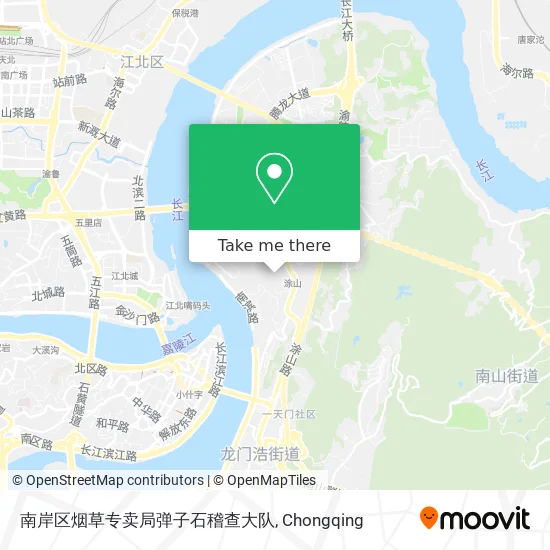 南岸区烟草专卖局弹子石稽查大队 map