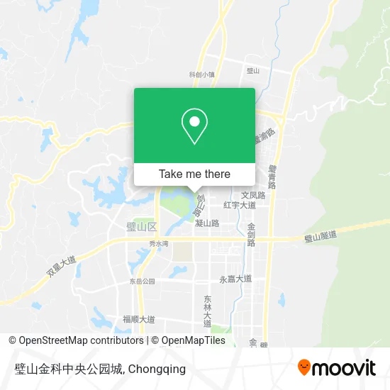 璧山金科中央公园城 map